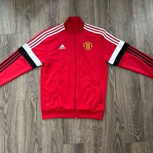 adidas 2021-22 Manchester United 3 Stripes Track Top Men’s Medium